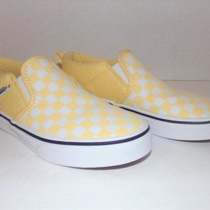 VAN MISSY SIZE 2.0 YELLOW & WHITE CHECKER SO SWEET